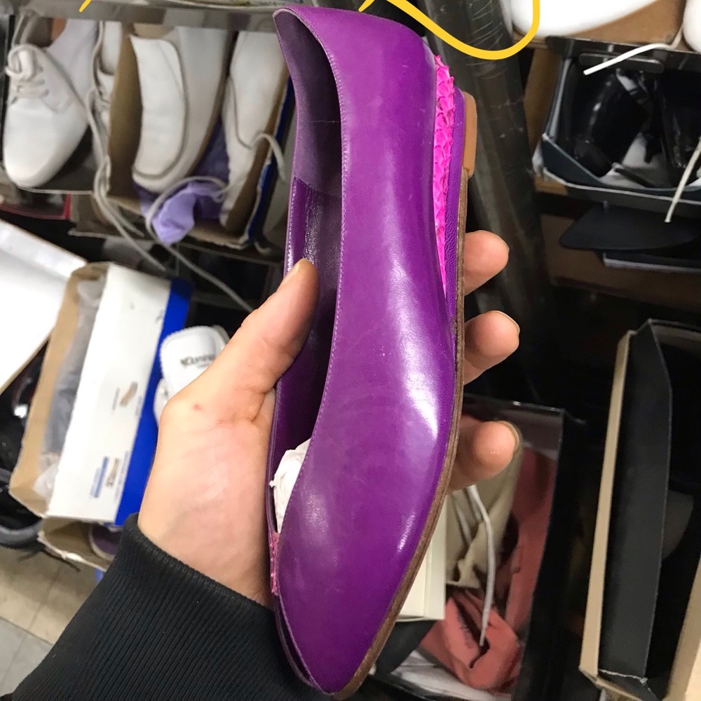 Leather flat - Picture 2 of 2